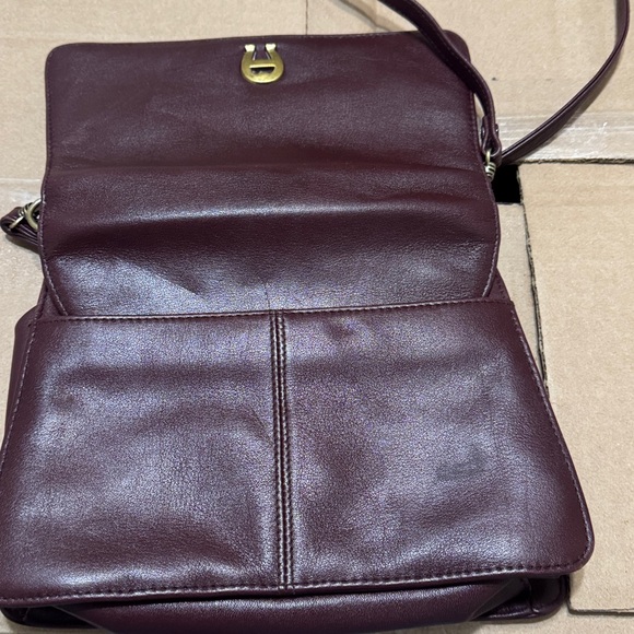 Etienne Aigner Dark Brown Leather Shoulder Bag - Picture 11 of 16